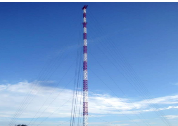 Xây dựng trụ anten dây co tam giác cao 42m - trường bắn Phú Mỹ Hưng, huyện Củ Chi