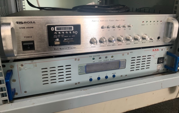 Di dời cột phát sóng cao 45m - Đài truyền thanh huyện Tân Thạnh, Long An