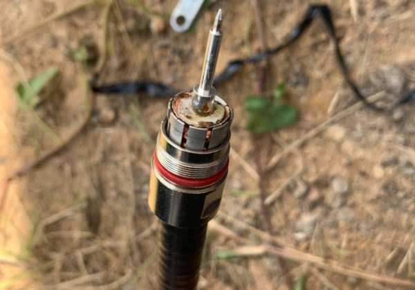 Di dời cột phát sóng cao 45m - Đài truyền thanh huyện Tân Thạnh, Long An