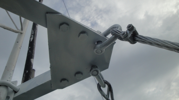 Gia cố trụ anten dây co 42m – Vinataxi