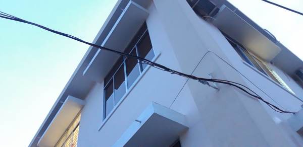 Di dời cột phát sóng cao 45m - Đài truyền thanh huyện Tân Thạnh, Long An