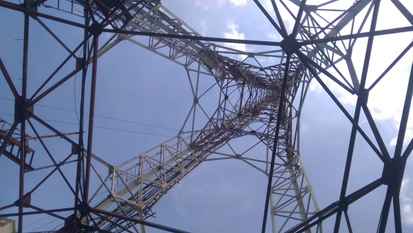 Bảo dưỡng trụ anten tự đứng cao 80m - VNPT Long An