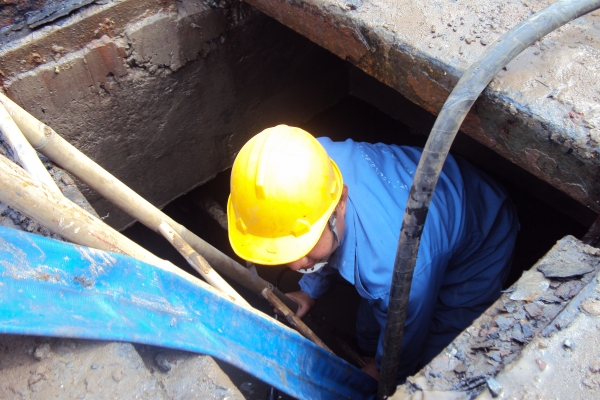 Mở rộng các tuyến cống bể, cáp chợ Tân Trụ giai đoạn 2 - năm 2021