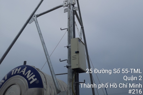 Xây dựng cơ sở hạ tầng viễn thông trạm HCM2022-216 - VNPT TP.HCM năm 2022