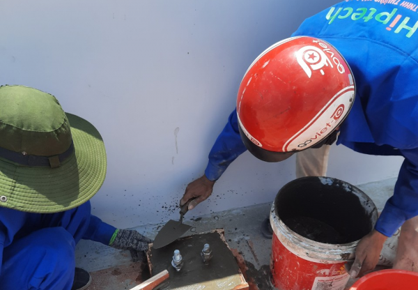 Xây dựng cơ sở hạ tầng viễn thông trạm HCM2021-PTM-121 - VNPT TP.HCM năm 2022