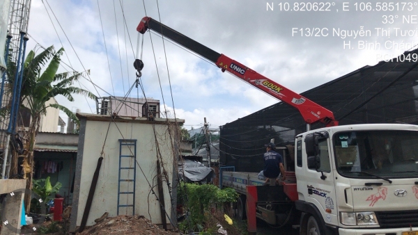 Thay thế anten dây co trạm BCH049M