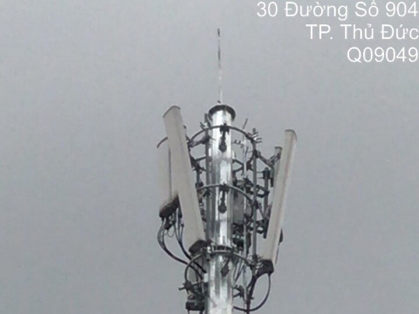 Thay thế anten dây co trạm Q09049M