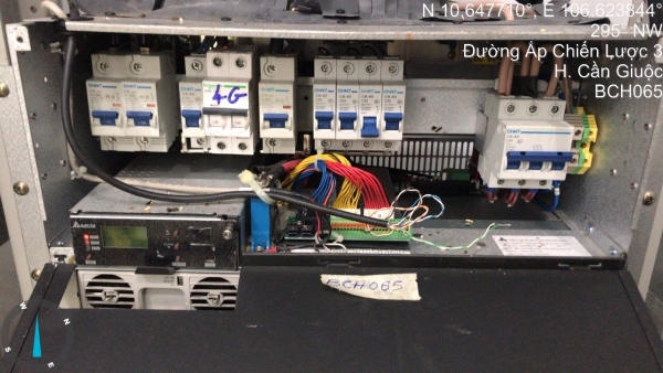 Thay thế anten dây co trạm BCH065M