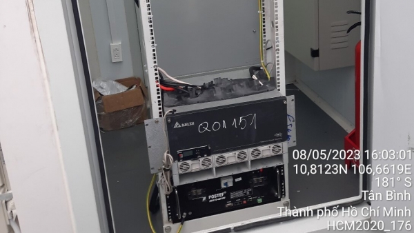 Lắp đặt thiết bị phát sóng trạm BTS HCM2020-176