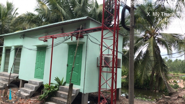 Sửa chữa, di dời thiết bị vô tuyến tại trạm BTS Phước Vĩnh Tây (CGI002), Mỹ Thạnh Tây (DHU016).