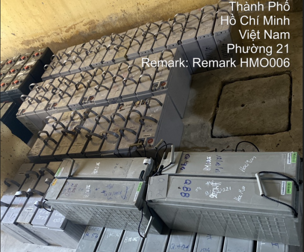 Lắp đặt Accu Lithium 48V-100Ah; Tháo dỡ, vận chuyển accu thu hồi về kho