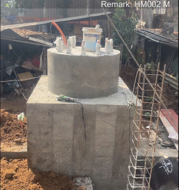 Thay thế anten dây co trạm HMO002M