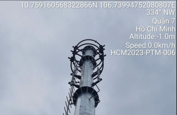 Xây dựng cơ sở hạ tầng viễn thông trạm HCM2023-PTM-006