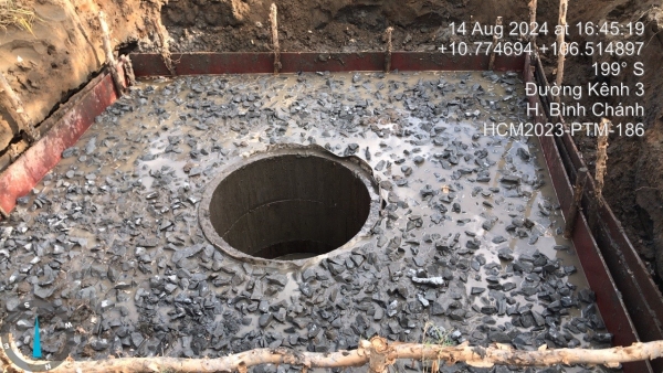 Xây dựng cơ sở hạ tầng viễn thông trạm HCM2023-PTM-186