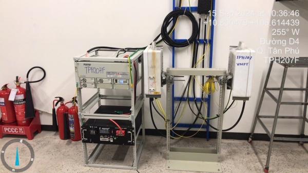 Trang bị và lắp đặt tủ nguồn, accu cho IBS năm 2024