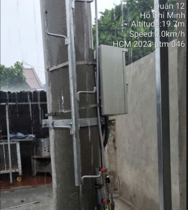 Xây dựng cơ sở hạ tầng viễn thông trạm HCM2023-PTM-046